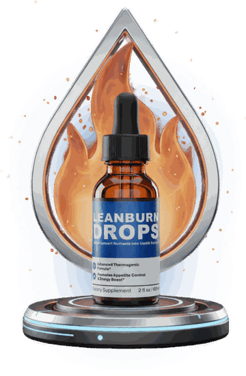 LeanBurn Drops 2 fl oz amber dropper bottle